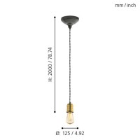Подвесной потолочный светильник (люстра) YORTH Eglo 32537