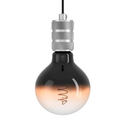 Подвесной потолочный светильник (люстра) YORTH, 1Х40W, E27, H1500, Ø50, сталь, черный, серебряный Eglo 43802