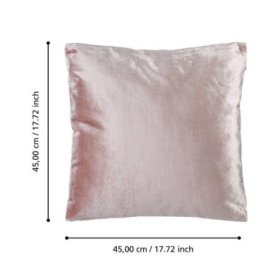 Подушка декоративная SINGU, L450, B450, наволочка: 100% полиэстер, светло-розовый; наполнитель: 100% полиэстер Eglo 420268