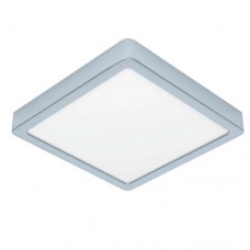 Накладной светильник FUEVA 5, 17W (LED), 3000K, IP44, L210, B210, H28, сталь, хром / пластик, белый Eglo 900651
