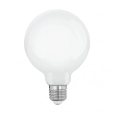 Светодиодная филаментная лампа диммир. G95(E27), 7W, 2700K, опаловое стекло Eglo 11928