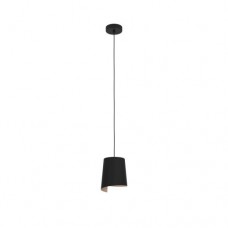 Подвесной потолочный светильник BOLIVIA, 1x40W, E27, H1100, Ø180, сталь, черный/сталь, черный, песочный Eglo 900425