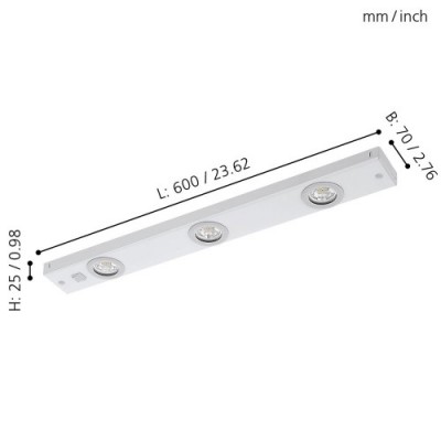 Светодиодный светильник для кухни KOB LED Eglo 93706