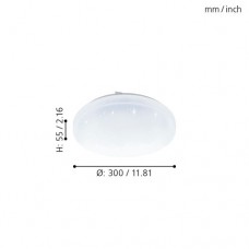 Настенно-потолочный светильник светодиодный FRANIA-A Eglo 98294