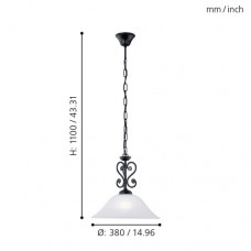 Подвесной потолочный светильник (люстра) MURCIA Eglo 91002