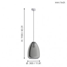 Подвесной потолочный светильник (люстра) ALOBRASE Eglo 98614