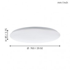 Светильник потолочный светодиодный диммируемый GIRON Eglo 97527