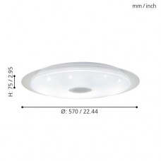 Светодиодный потолочный светильник MORATICA-A Eglo 98219