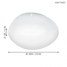 Светодиодный потолочный светильник SILERAS-A Eglo 98228