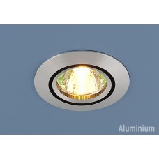 Алюминиевый точечный светильник 5106 сатин. серебро/черный Elektrostandard