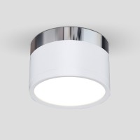Накладной акцентный светодиодный светильник DLR029 10W 4200K белый матовый/хром Elektrostandard