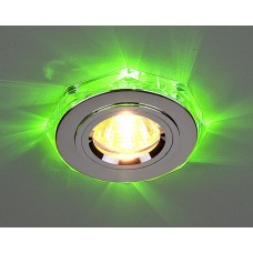 Точечный светильник со светодиодами 2020/2 SL/LED/GR (хром / зеленый) Elektrostandard