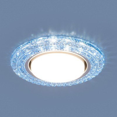 Точечный светильник со светодиодами 3030 GX53 BL синий Elektrostandard