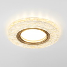 Точечный светильник светодиодный 8371 MR16 WH/GD белый/золото Elektrostandard