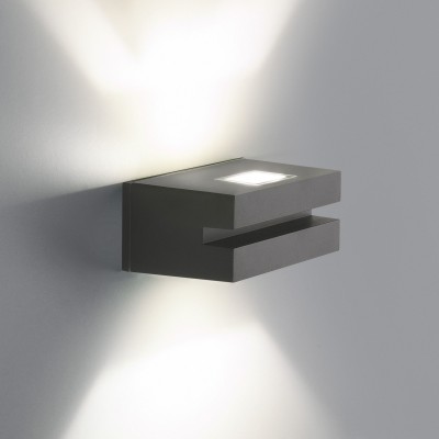 Nerey алмазный серый уличный настенный светодиодный светильник 1611 TECHNO LED Elektrostandard