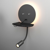 Настенный светодиодный светильник Lungo LED MRL LED 1017 чёрный Elektrostandard
