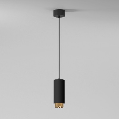 Подвесной светильник Nubis GU10 чёрный/золото 50122/1 Elektrostandard