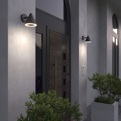 Светильник садово-парковый со светодиодами Artic 35169/D черый Elektrostandard
