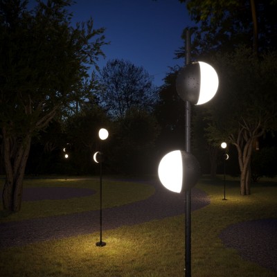 Светильник садово-парковый со светодиодами PAR 35161/F черный Elektrostandard