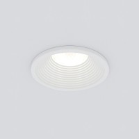 Встраиваемый светодиодный светильник белый 25028/LED Elektrostandard