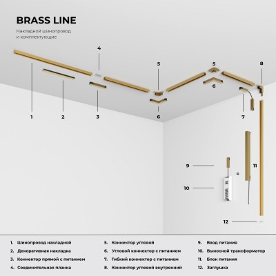 Brass Line Блок питания 150W латунь 95066/00 Elektrostandard