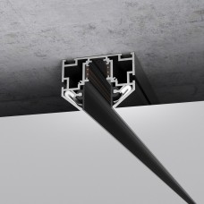 Slim Magnetic Шинопровод в натяжной потолок с декоративными вставками черный 2м 85204/00 Elektrostandard