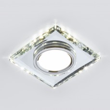 Встраиваемый точечный светильник со светодиодной подсветкой 2230 MR16 SL зеркальный/серебро Elektrostandard