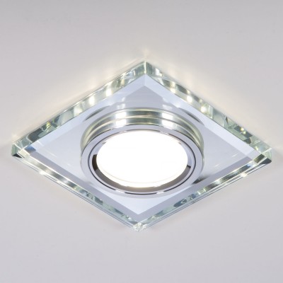 Встраиваемый точечный светильник со светодиодной подсветкой 2229 MR16 SL зеркальный/серебро Elektrostandard