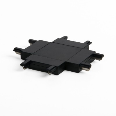 Flat Magnetic Четырёхсторонний соединитель для накладного шинопровода (чёрный) 85003/00 Elektrostandard