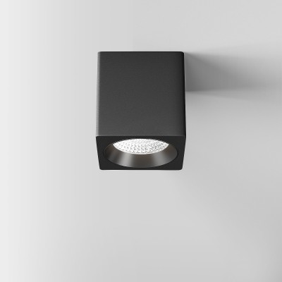 Светильник потолочный светодиодный Matrix 9W 4000К черный 25051/LED Elektrostandard