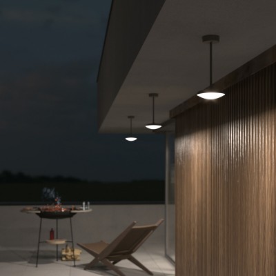 Светильник садово-парковый со светодиодами Portal 35162/H серый Elektrostandard