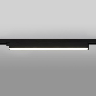Трековый светодиодный светильник для трехфазного шинопровода X-Line черный матовый X-Line черный матовый 28W 4200K (LTB55) трехфазный Elektrostandard