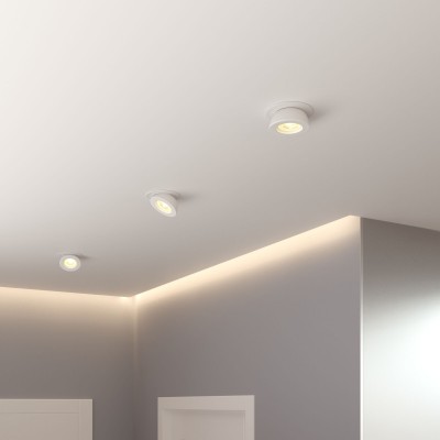 Встраиваемый точечный светодиодный светильник Pruno белый 8W 4200К (25080/LED) 25080/LED Elektrostandard