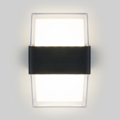 Уличный настенный светодиодный светильник  Maul чёрный 1519 TECHNO LED чёрный Elektrostandard