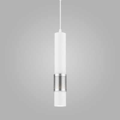 Подвесной светодиодный светильник DLN001 MR16 белый матовый/серебро Elektrostandard