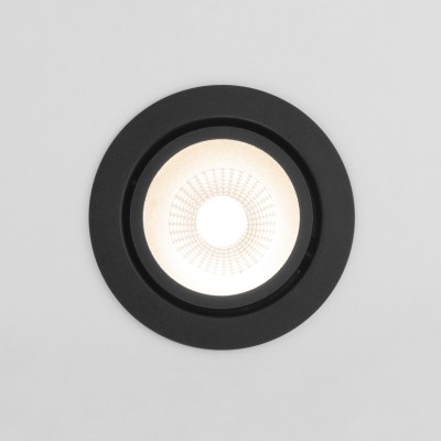 Встраиваемый светодиодный светильник 7W 3000K BK/BK черный/черный 15267/LED Elektrostandard