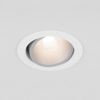 Встраиваемый точечный светодиодный светильник 15267/LED 7W 4200K белый/серебро Elektrostandard