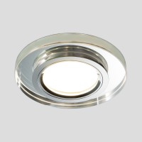 Встраиваемый точечный светильник со светодиодной подсветкой 2227 MR16 SL зеркальный/серебро Elektrostandard