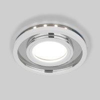 Точечный светодиодный светильник 7021 MR16 SL/WH зеркальный/белый Elektrostandard