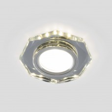 Встраиваемый точечный светильник со светодиодной подсветкой 2226 MR16 SL зеркальный/серебро Elektrostandard