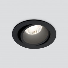 Встраиваемый точечный светодиодный светильник 15267/LED 7W 4200K черный Elektrostandard
