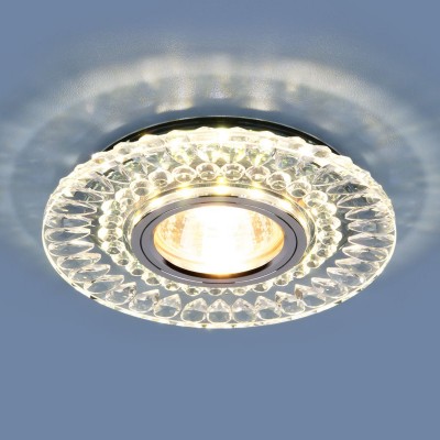 Точечный светодиодный светильник 2197 MR16 CL/SL прозрачный/серебро Elektrostandard
