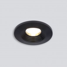 Встраиваемый светодиодный светильник LED 3W 3000K COB BK черный 9903 LED Elektrostandard