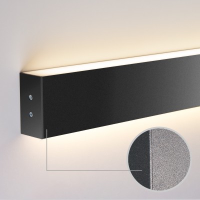 Линейный светодиодный накладной двусторонний светильник 78см 30Вт 4200К черная шагрень 101-100-40-78 Elektrostandard Pro