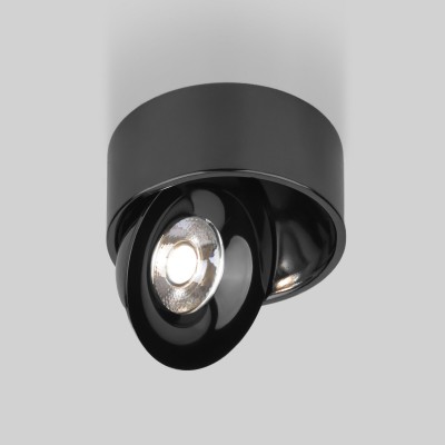 Накладной светодиодный светильник Glide черный жемчуг (25100/LED) 25100/LED Elektrostandard