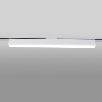 Трековый светодиодный светильник для однофазного шинопровода X-Line 20W 4200K белый матовый X-Line белый матовый 20W 4200K (LTB54) однофазный Elektrostandard
