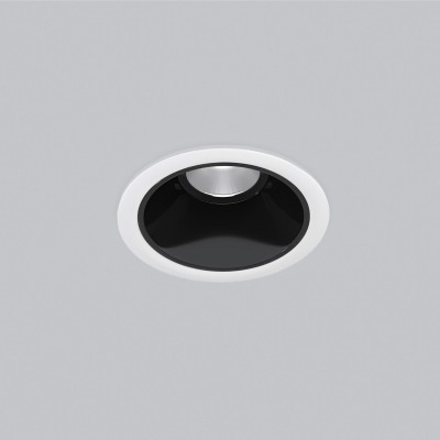 Встраиваемый светодиодный светильник 8W 4200K белый/чёрный жемчуг 25081/LED Elektrostandard