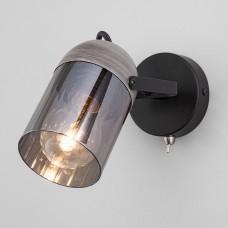 Настенный светильник 20122/1 черный / серый Eurosvet