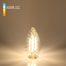 Филаментная лампа "Свеча витая" 7 Вт 4200K E14 BL129 Elektrostandard