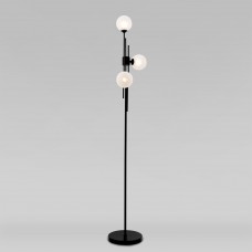 Напольный светильник со стеклянными плафонами 01383/3 черный Eurosvet